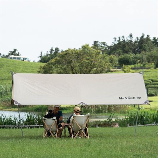 Naturehike Square Glamping 3x4 mt Tarp [Güneş ve Rüzgar Koruma Tentesi] Quicksand Gold