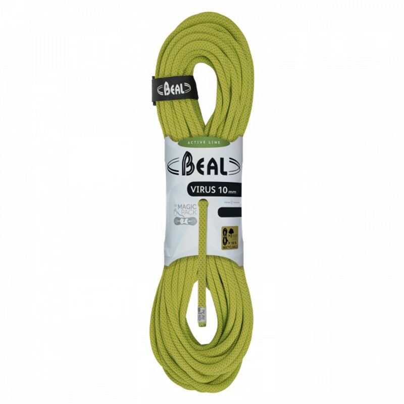 Beal Virüs 10 mm x 80 mt Dinamik İp (Solid Yeşil)
