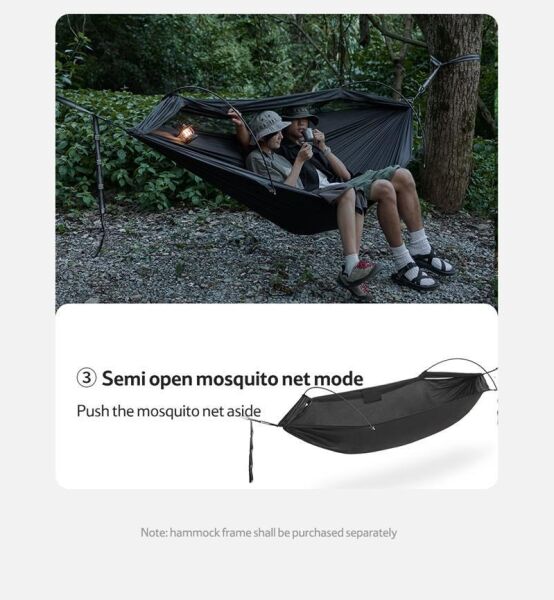 Naturehike DC-C06 Flyingboat-02 3IN1 Cibinlikli Sivrisinek Önleyici Hamak Army Green