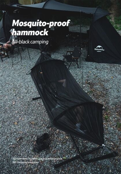 Naturehike DC-C06 Flyingboat-02 3IN1 Cibinlikli Sivrisinek Önleyici Hamak Army Green