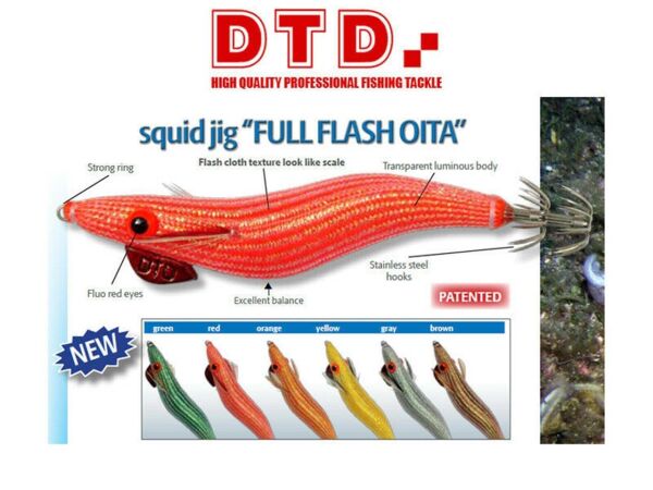 DTD Retro OITA 3.0 Glow Sinking Speed 96 mm 16.2 gr Kalamar Zokası GREEN