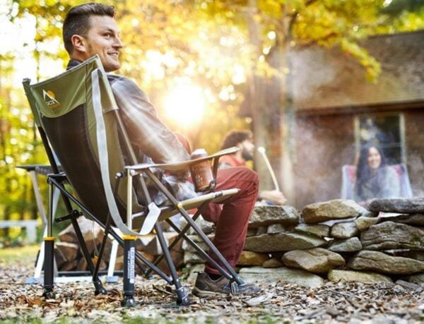 Gci Outdoor Comfort Pro Rocker™ Amortisörlü Katlanır Kamp Sandalyesi YEŞİL