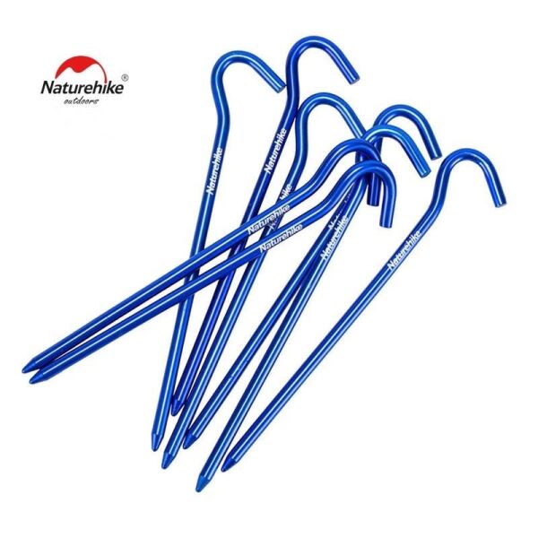 Naturehike C-Kafa 16 cm Çadır Kazığı [8 Pcs] MAVİ