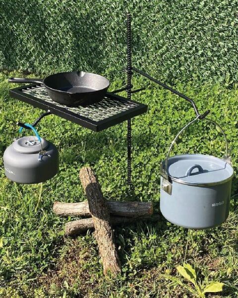 Nurgaz Bushcraft Ayarlanabilir Izgara