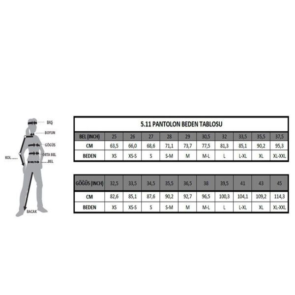 5.11 Stryke Bayan Pantolon Khaki XL Regular