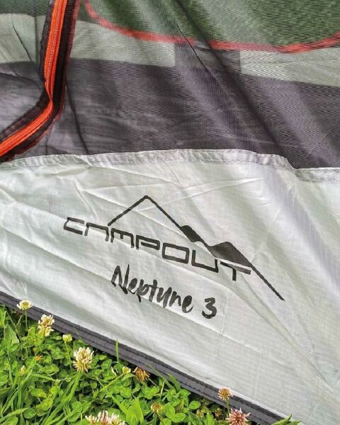 Campout Neptune 3 Kamp Çadırı [Kırmızı]