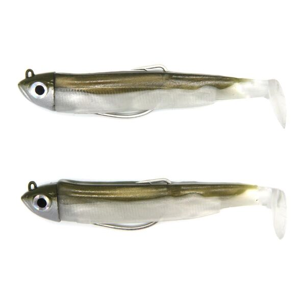 Fiiish BM120/3 BM941 Double Combo Shore+Rattle 12gr Kaki Silikon Yem