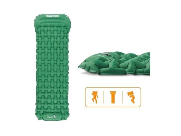 Naturehike FC-12 Infatable Şişme Kamp Matı Army Green