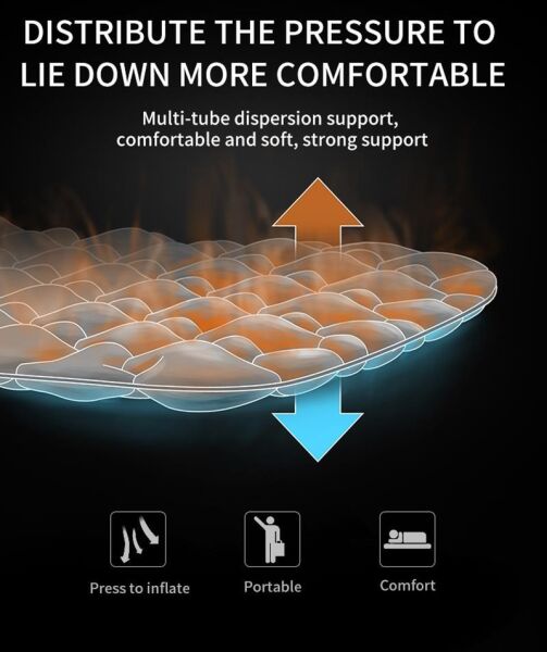 Naturehike FC-12 Infatable Şişme Kamp Matı Army Green