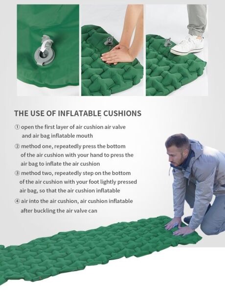 Naturehike FC-12 Infatable Şişme Kamp Matı Navy