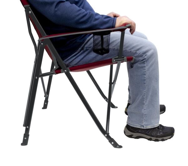 Gci Outdoor SunShade Comfort Pro Chair™  Güneşlikli Katlanır Plaj Sandalyesi KIRMIZI