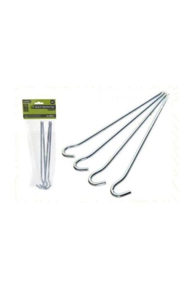 Summit 23cm/6mm Kuvvetli Çelik Çadır Kazığı 4'lü Paket