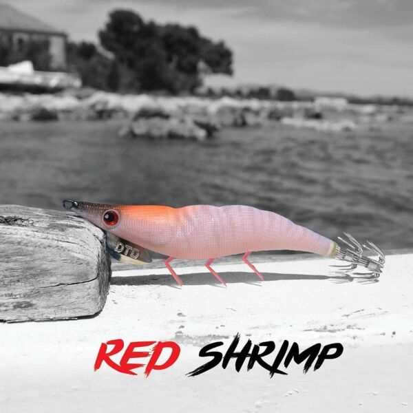 DTD Red Shirimp 3.0 Red Glow Sinking Speed 90 mm 14.3 gr Kalamar Zokası ORANGE