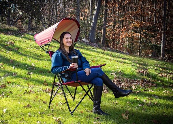 Gci Outdoor SunShade Comfort Pro Chair™  Güneşlikli Katlanır Plaj Sandalyesi MAVİ