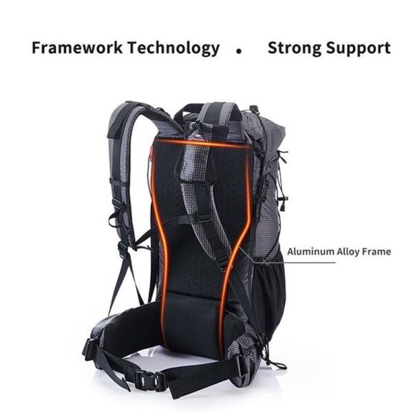 Naturehike Rock 60+5 Lt Trekking Sırt Çantası BLACK