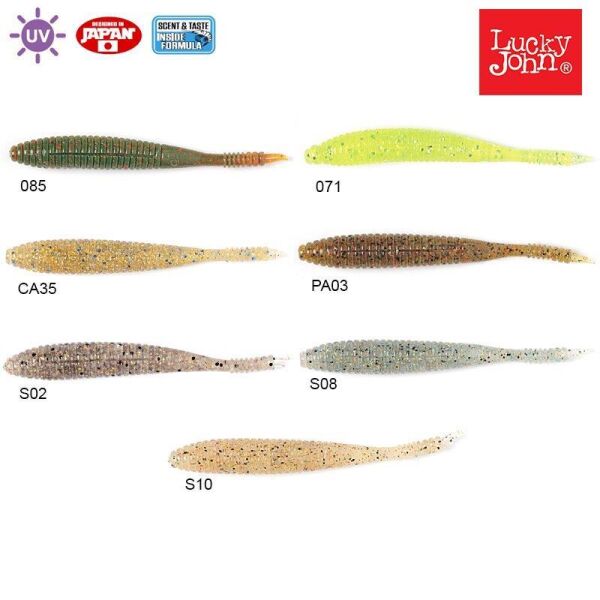 Lucky John S-Shad 3.8'' 9.65Cm Silikon Yem