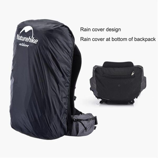 Naturehike Rock 60+5 Lt Trekking Sırt Çantası Dyneema Black
