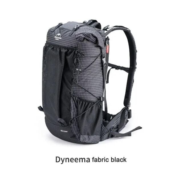 Naturehike Rock 60+5 Lt Trekking Sırt Çantası Dyneema Black
