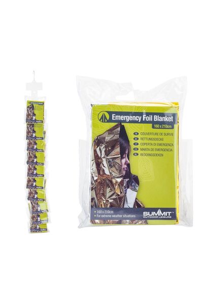Summit Acil Durum Battaniyesi Emergency Foil Blanket 1.6m x 2.1m