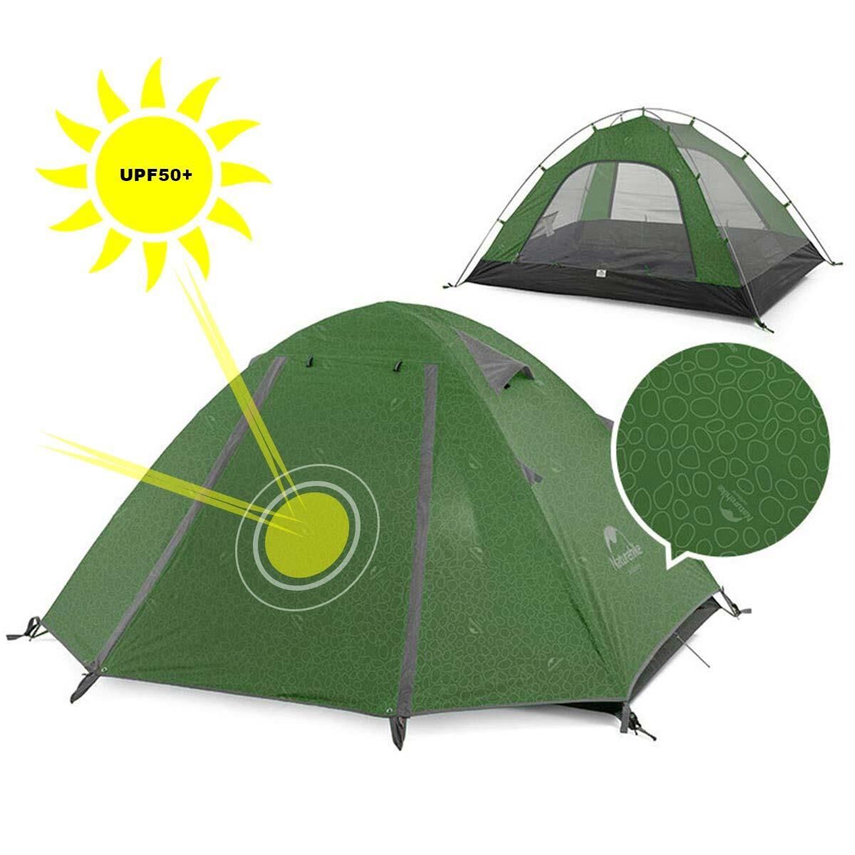 Naturehike P-Serisi 2 Kişilik Kamp Çadırı HAKİ