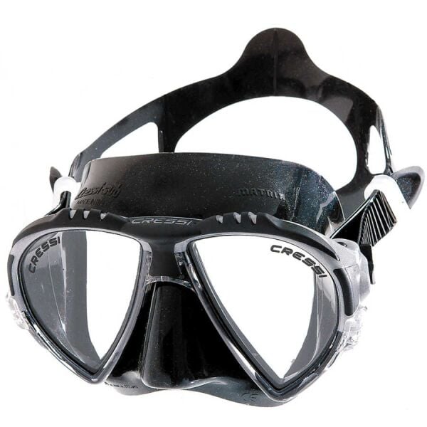 Cressi Matrix Dalış Maskesi BLACK