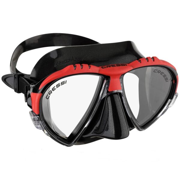 Cressi Matrix Dalış Maskesi BLACK/RED