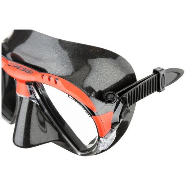 Cressi Matrix Dalış Maskesi BLACK/RED