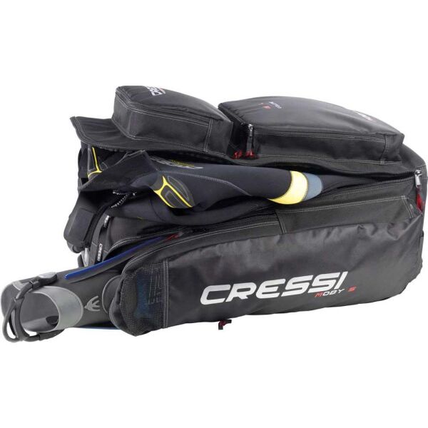 Cressi Moby 5 Tekerlekli Dalış Çantası BLACK / RED