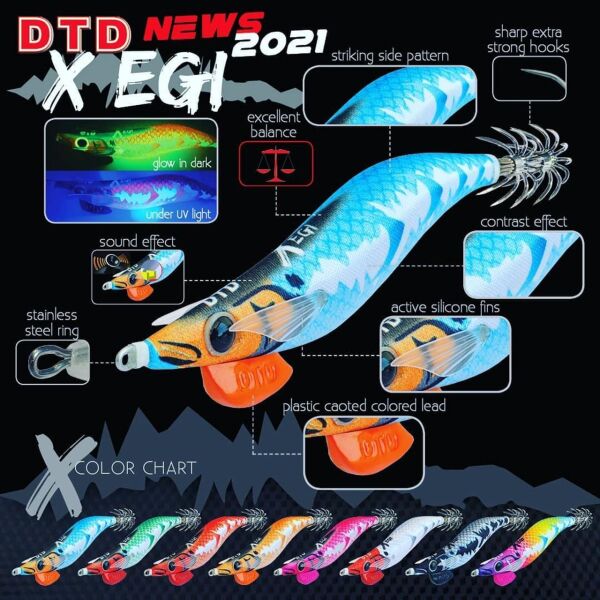 DTD X-Egi 3.0 Basic Sinking Speed 96 mm 16.2 gr Kalamar Zokası RED