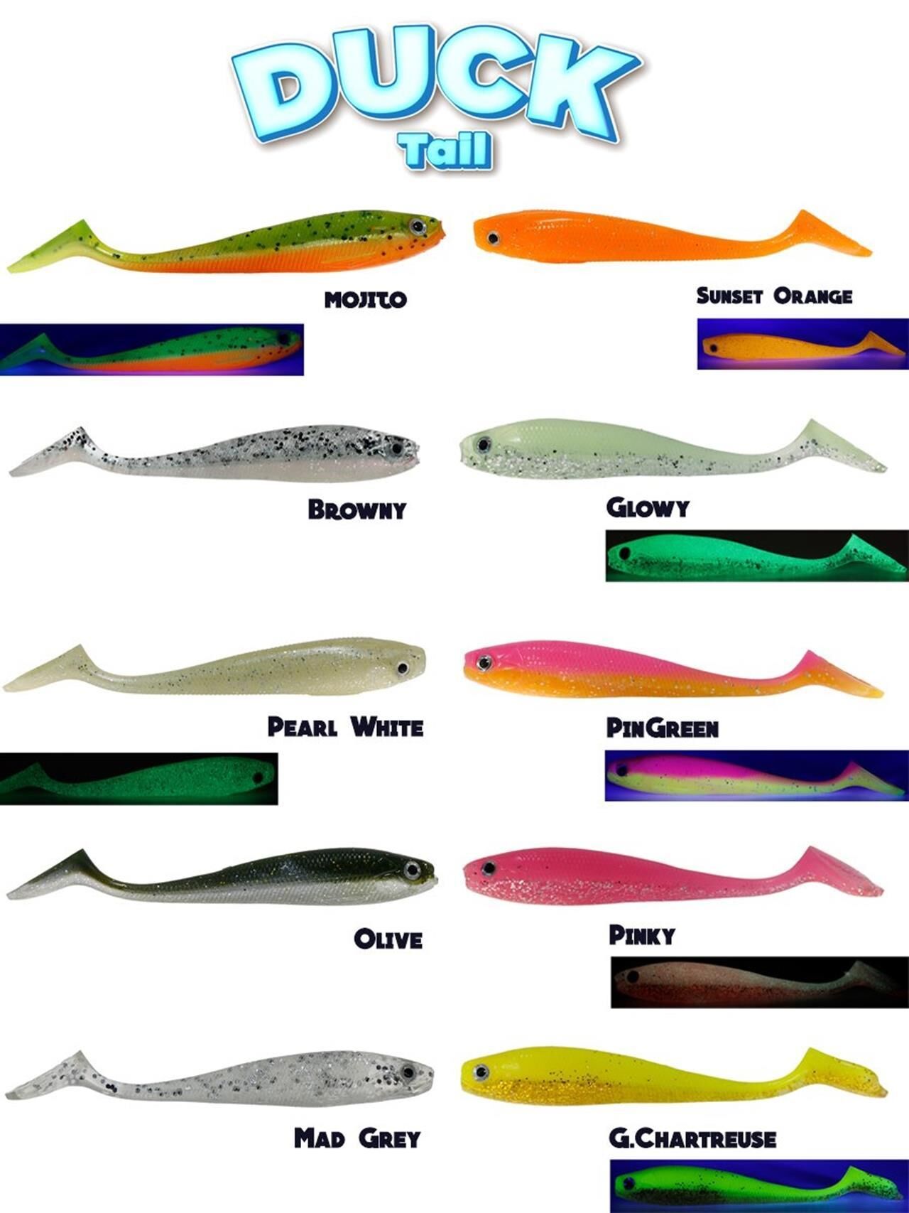 Fujin Duck Tail 9 cm Silikon Balık