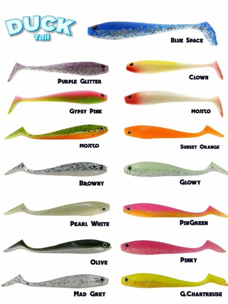Fujin Duck Tail 9 cm Silikon Balık