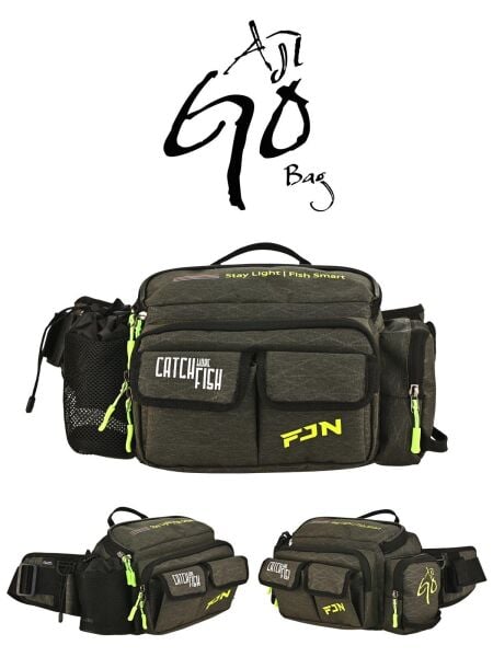 Fujin AjiGo Bel Çantası Khaki - Balıkçı Çantası