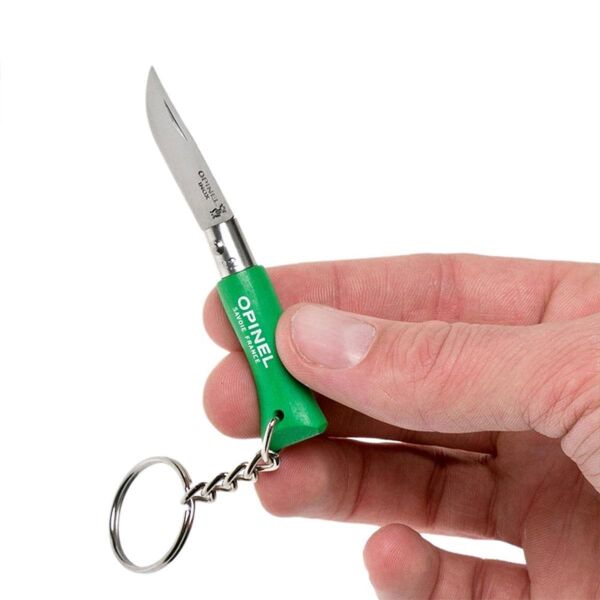 Opinel No 2 Anahtarlıklı Paslanmaz Çelik Çakı YEŞİL