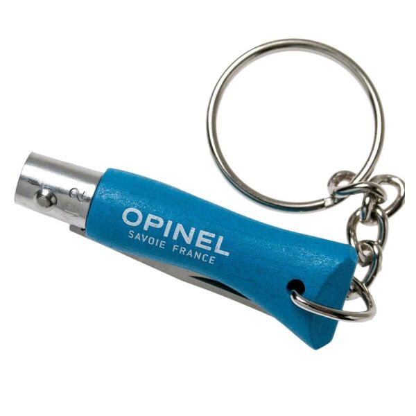 Opinel No 2 Anahtarlıklı Paslanmaz Çelik Çakı MAVİ