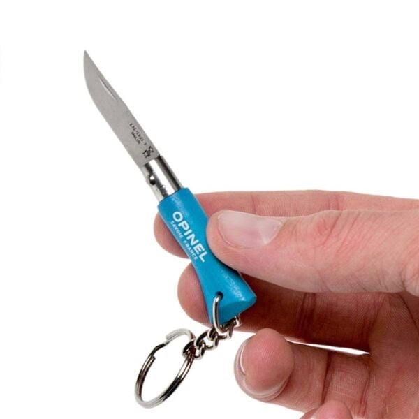 Opinel No 2 Anahtarlıklı Paslanmaz Çelik Çakı MAVİ