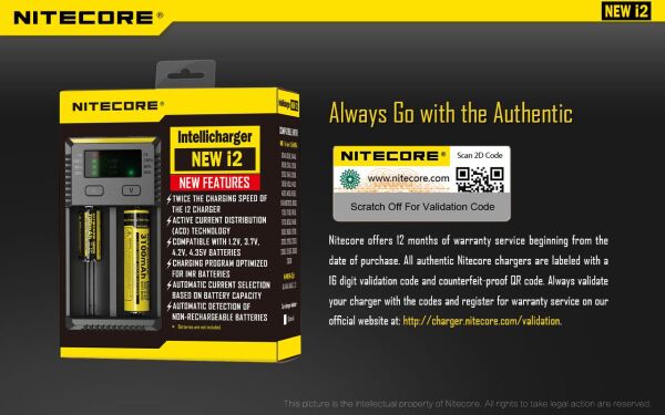 Nitecore New İ2 Pil Dolum Kiti (Intellicharger)