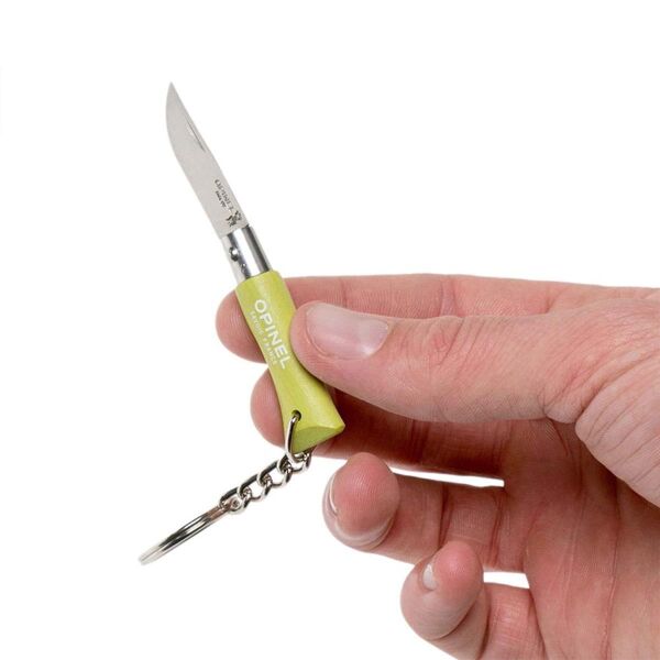 Opinel No 2 Anahtarlıklı Paslanmaz Çelik Çakı AÇIK YEŞİL