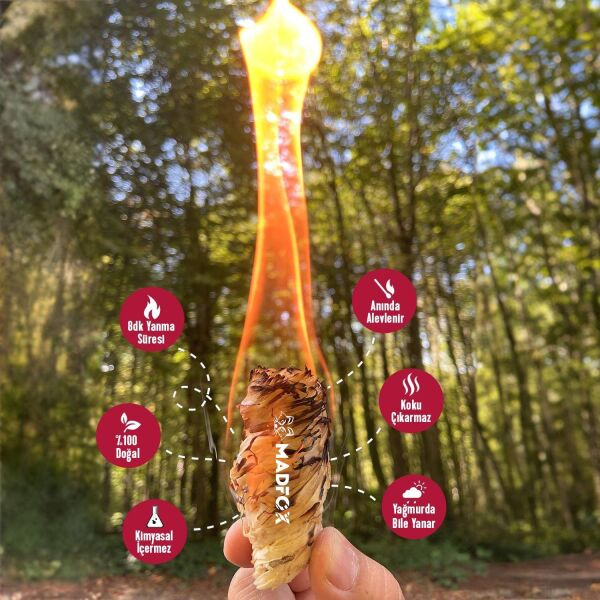 Madfox FireNest Doğal Odun Yünü Tutuşturucu 250 gr