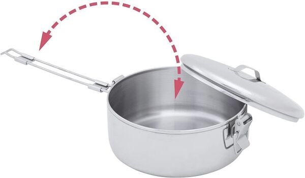 Msr StowAway Pot 475ML (Tencere) Gümüş