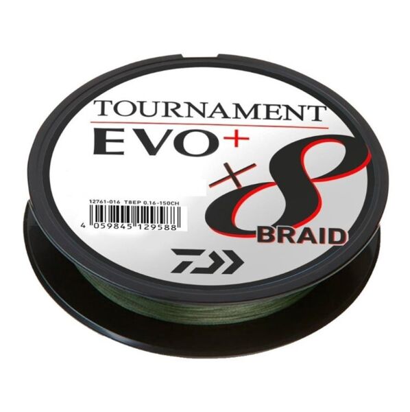Daiwa Tournament EVO+ 8B Dark Green İp Misina 270 mt Dark Green - 0,26 mm