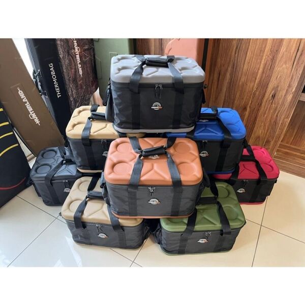 Thermobag 19 Litre Termal Soğutucu Çanta [Dijital Derece Göstergeli] Kamuflaj Turuncu