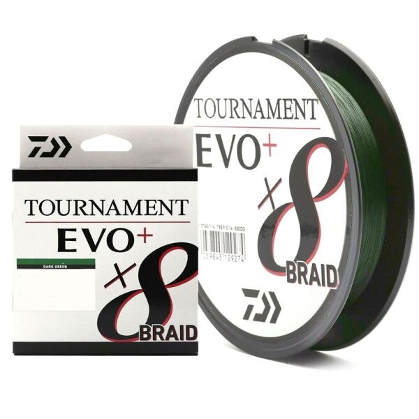 Daiwa Tournament EVO+ 8B Dark Green İp Misina 270 mt Dark Green - 0,18 MM