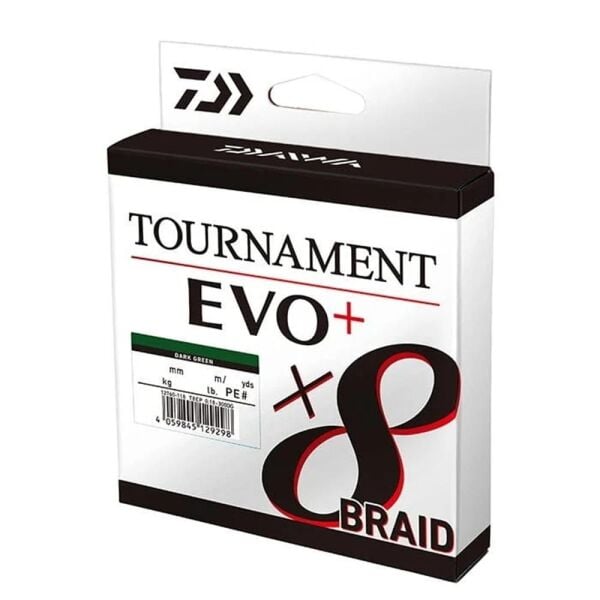Daiwa Tournament EVO+ 8B Dark Green İp Misina 270 mt Dark Green - 0,18 MM