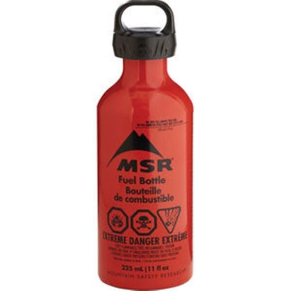 MSR 11 oz Fuel Bottle CRP Cap Yakıt Şişesi kırmızı