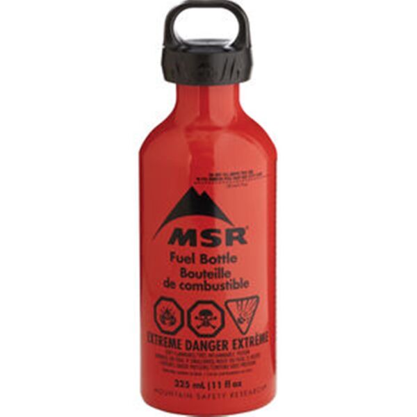 MSR 11 oz Fuel Bottle CRP Cap Yakıt Şişesi kırmızı