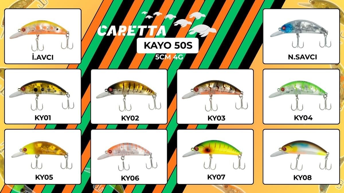 Caretta Kayo 50S 5cm 4gr Maket Yem