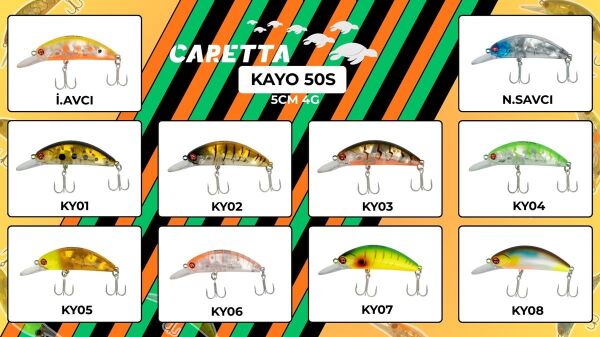 Caretta Kayo 50S 5cm 4gr Maket Yem