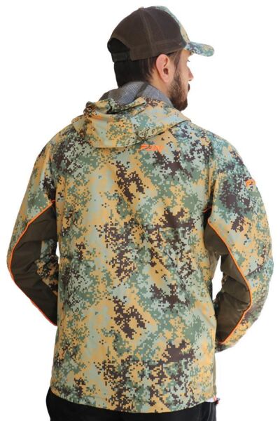 Fujin Raincoat Yağmurluk Brown Camo