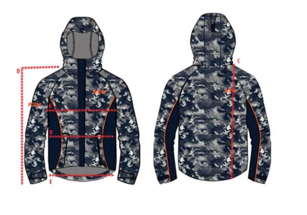 Fujin Raincoat Yağmurluk Brown Camo Brown Camo - XL