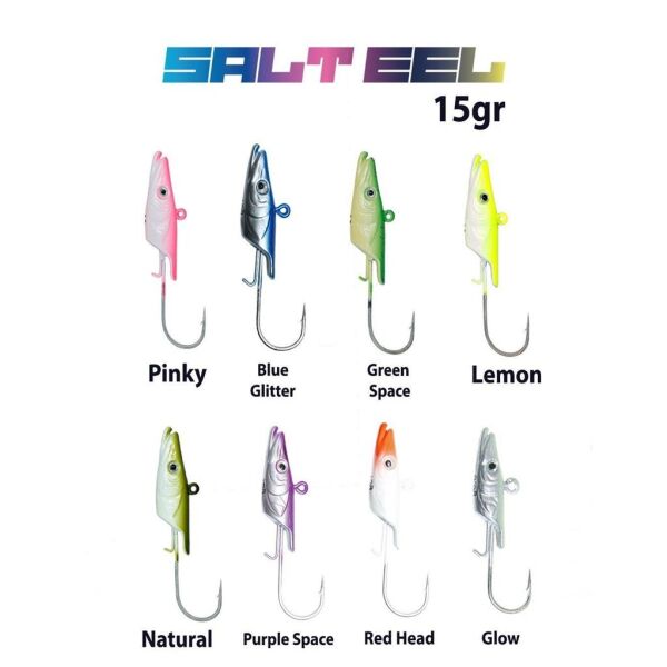 Fujin Salt Eel 15gr Jighead